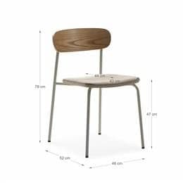 Silla comedor pack de 2 Allis miniatura 2