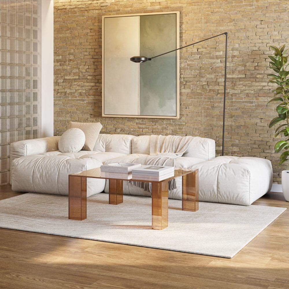 Mesa centro Marrón miniatura 3