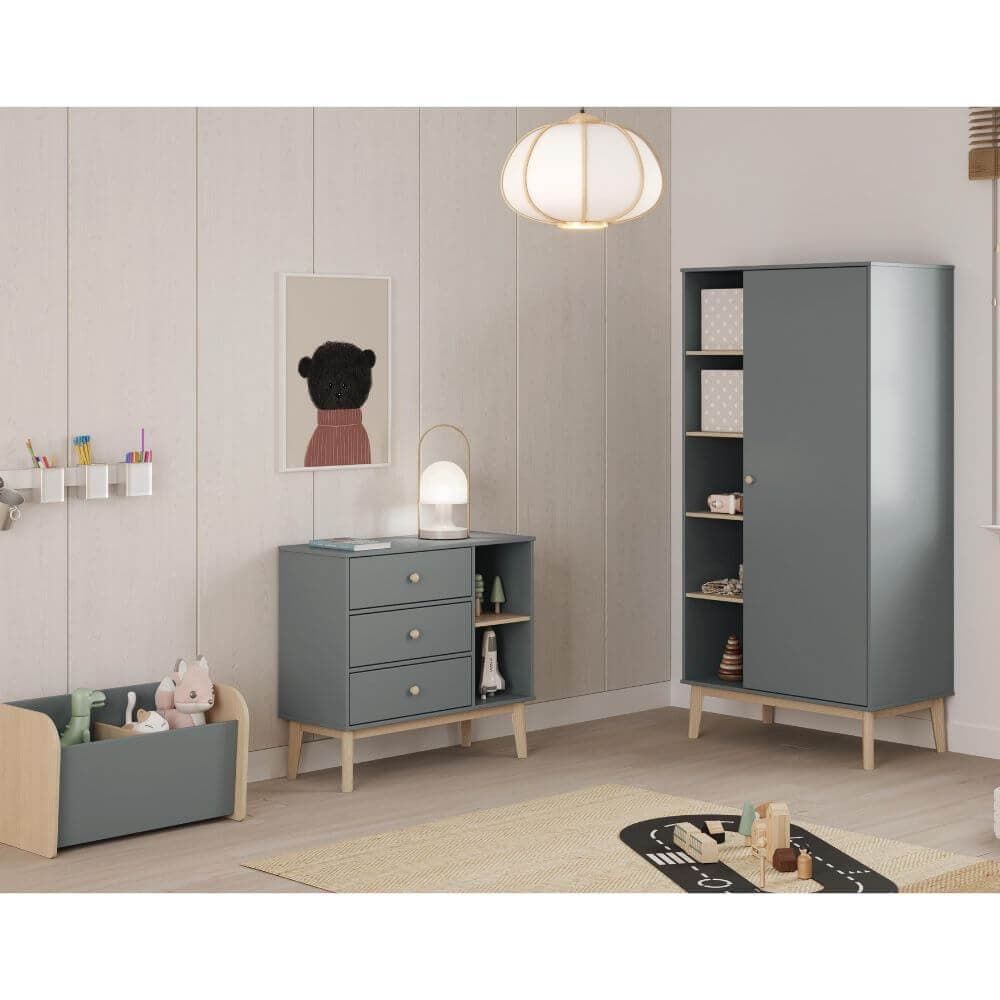 Armario de 1 puerta más 5 huecos miniatura 6