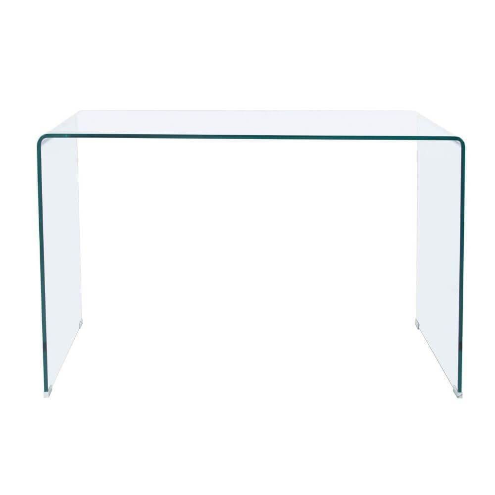 Mesa de estudio de cristal transparente Nothfade miniatura 3