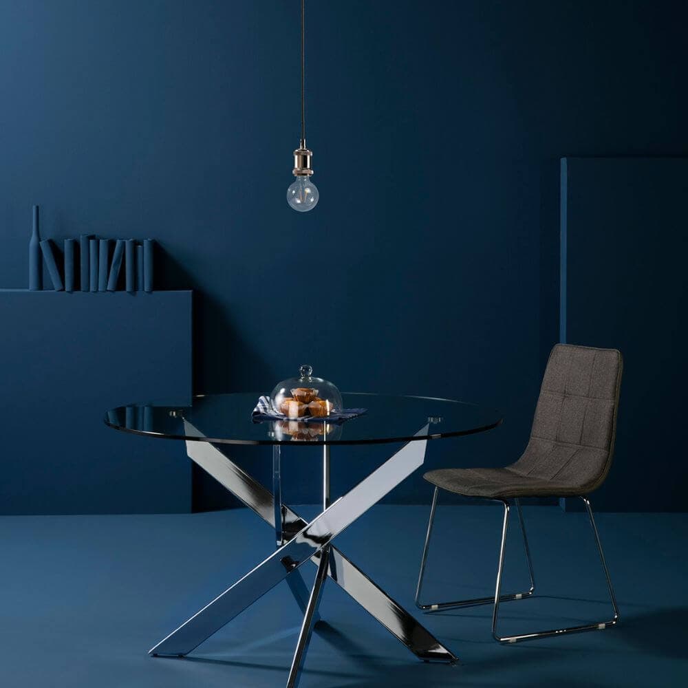 Mesa redonda cristal templado miniatura 6