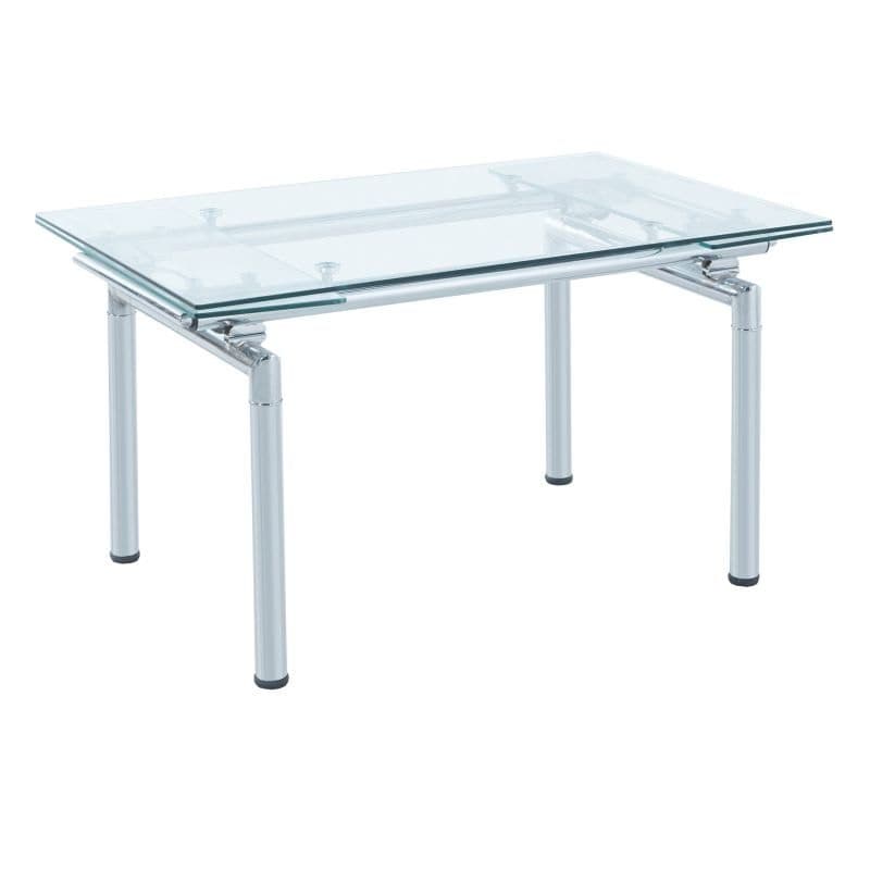 Mesa comedor extensible cristalina Evelin