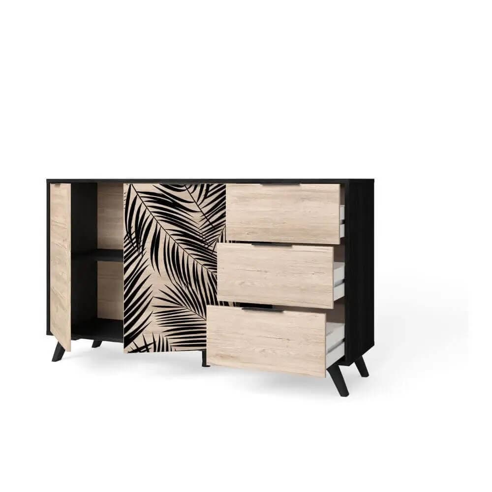 Aparador de 2 puertas palmeras miniatura 2