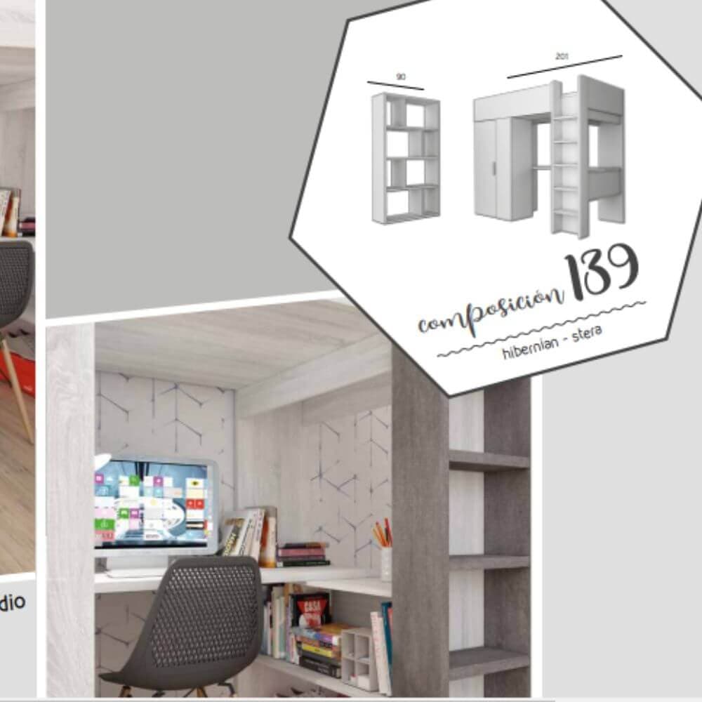 Dormitorio juvenil 139 miniatura 2