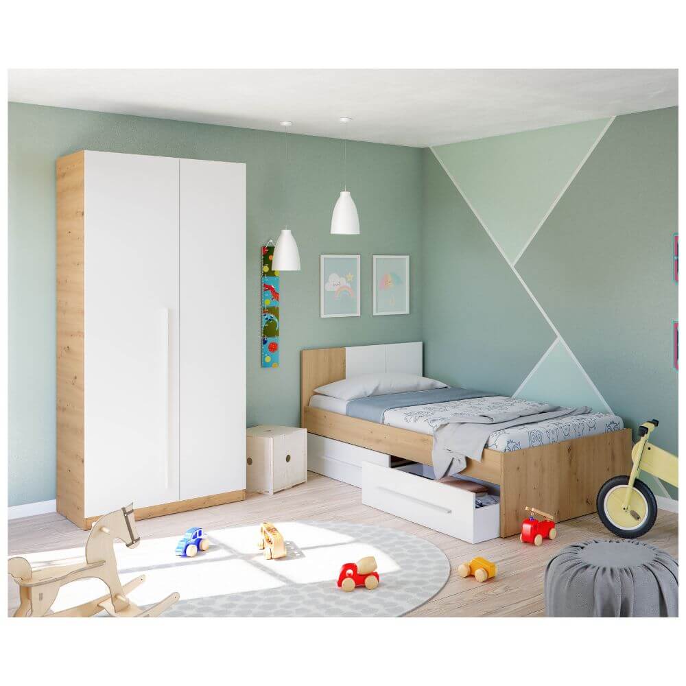 Armario de 2 puertas miniatura 4