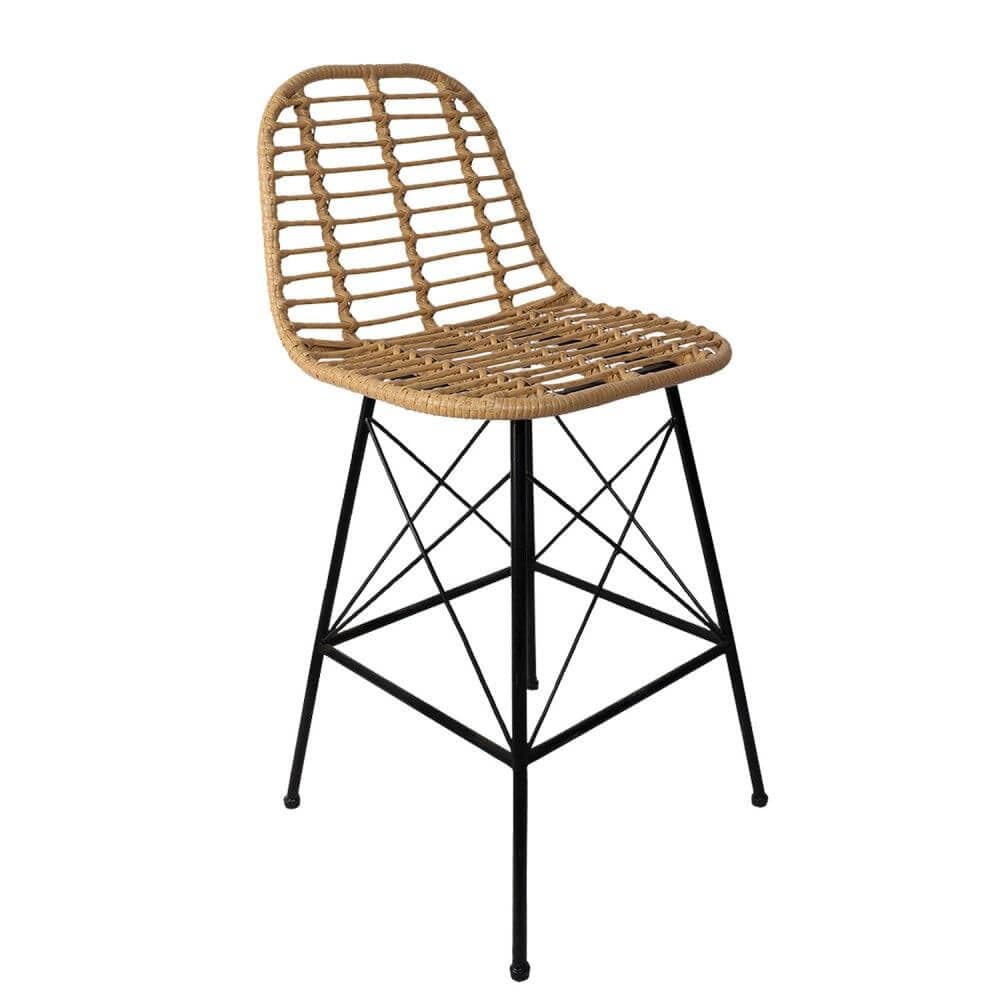 Taburete de diseño ratán