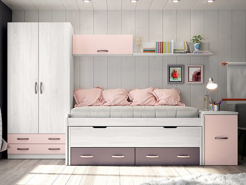 Composición de Dormitorio Juvenil Completa 102