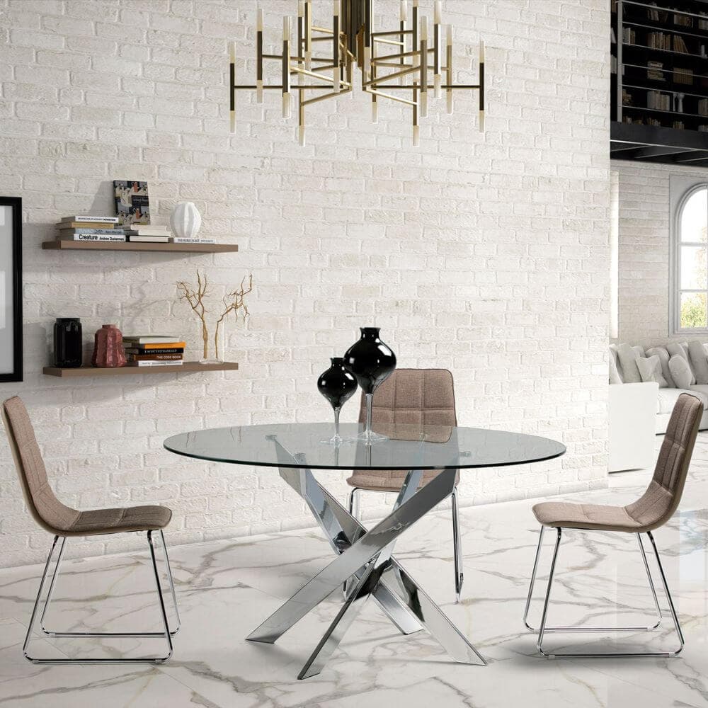 Mesa redonda cristal templado miniatura 4