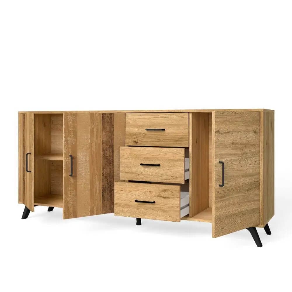 Aparador de 3 puertas 180,5 cm miniatura 7