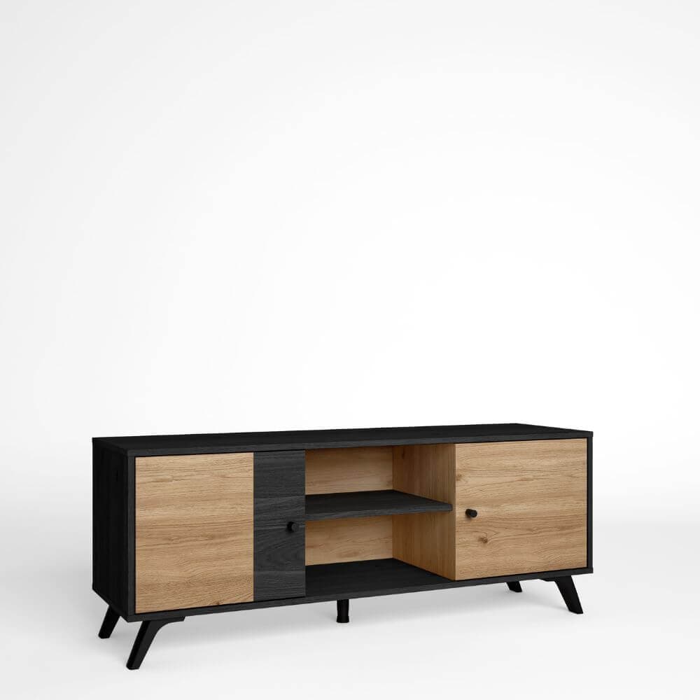 Mueble de televisión Sahara y negro