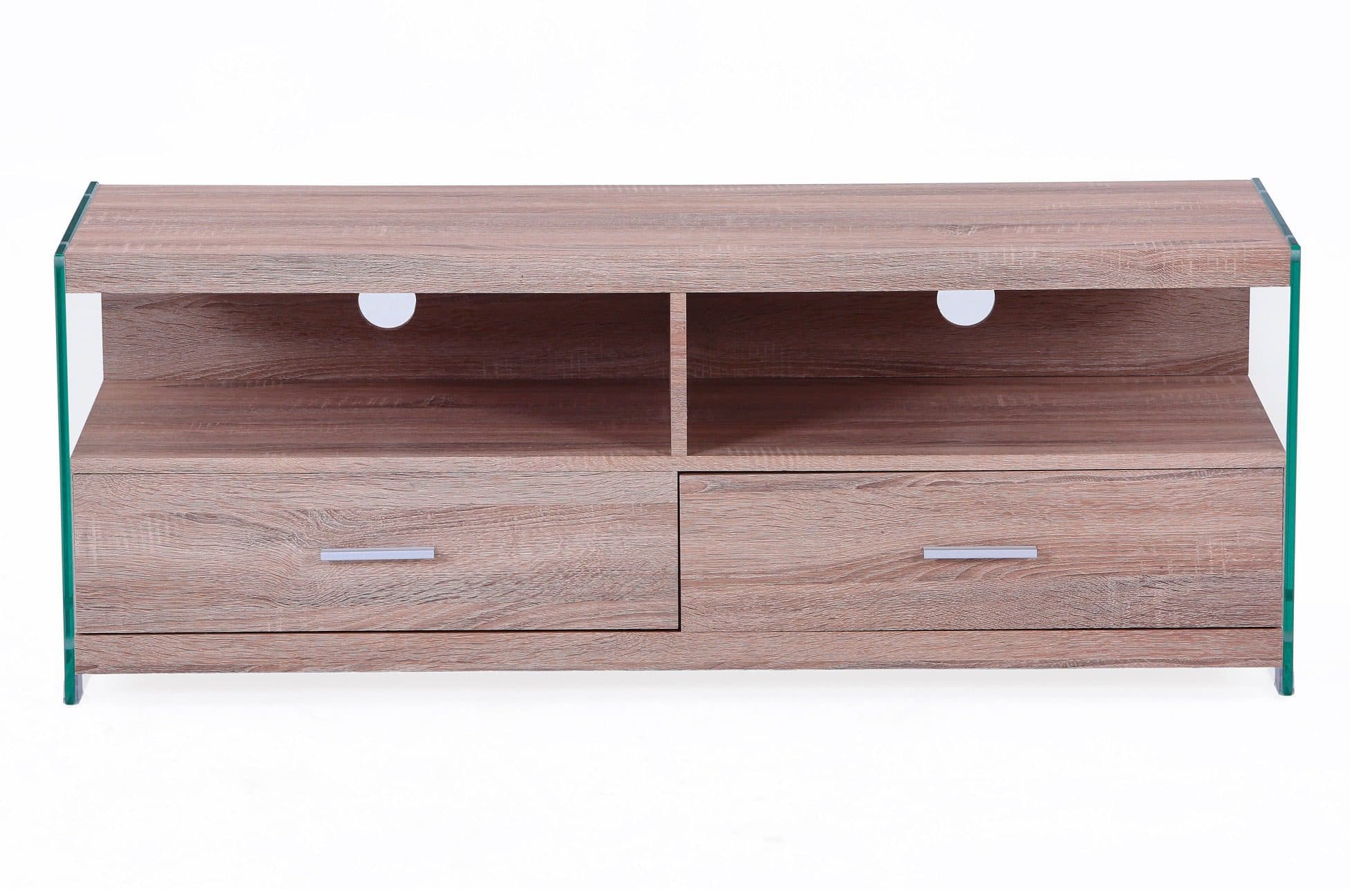 MESA TV EVAN ROBLE / CRISTAL. miniatura 3