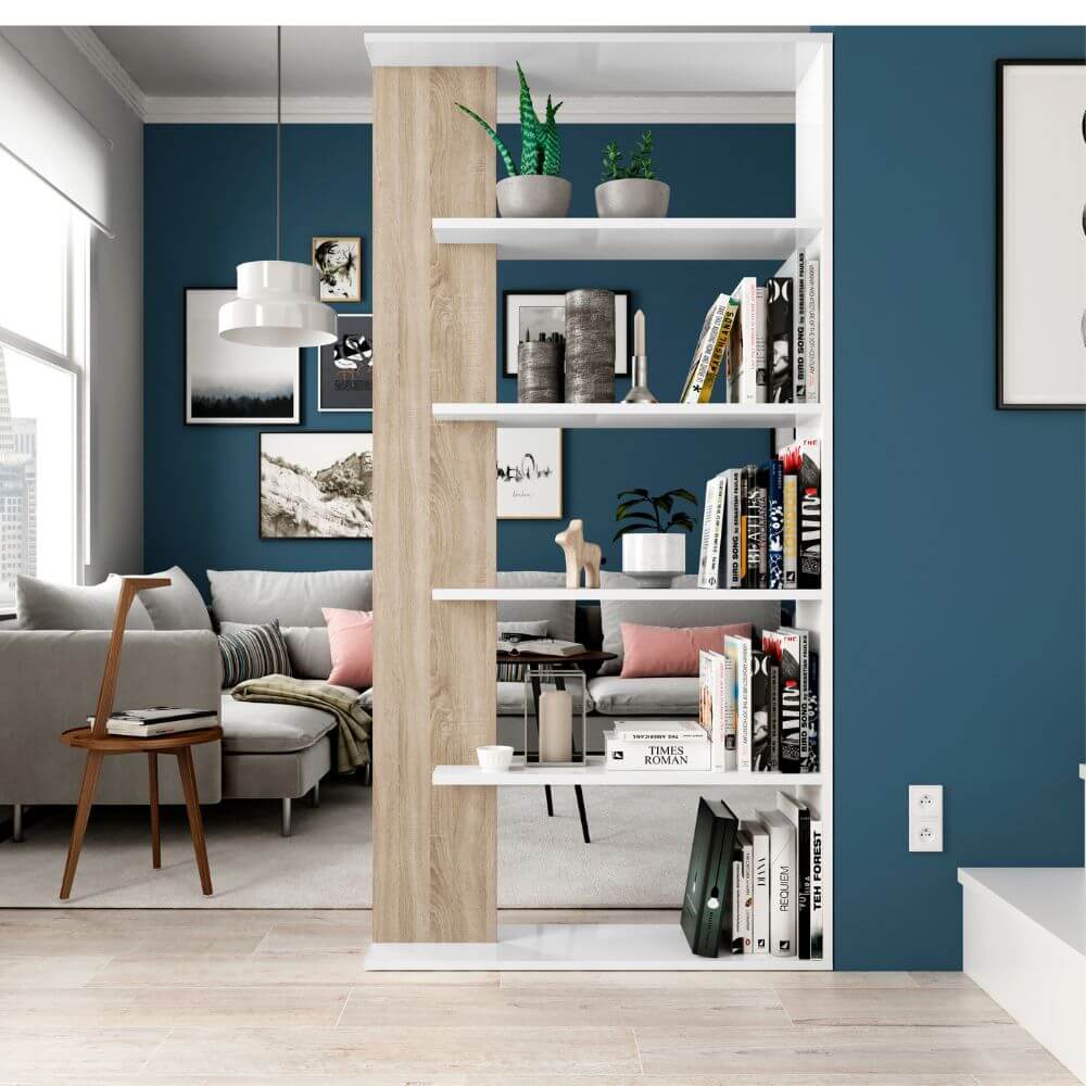 Estantería alta 5 estantes miniatura 2