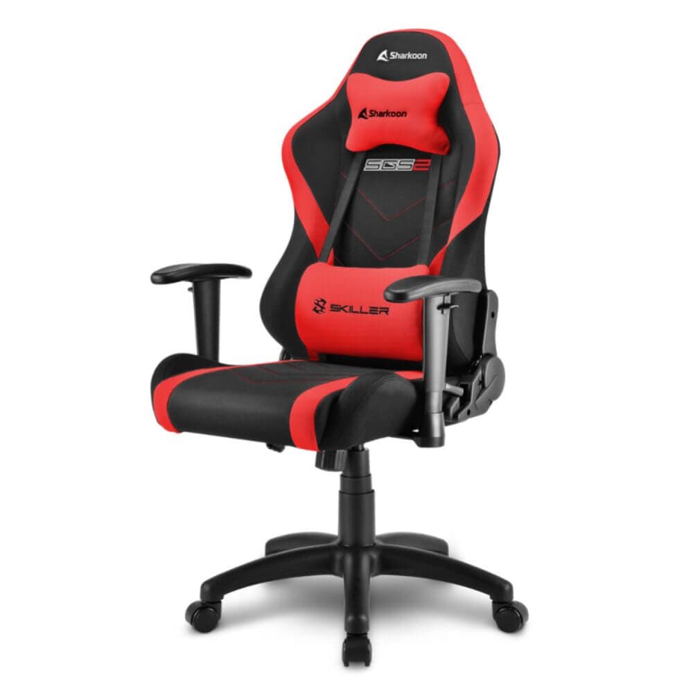 Silla gaming Sharkoon negra y roja