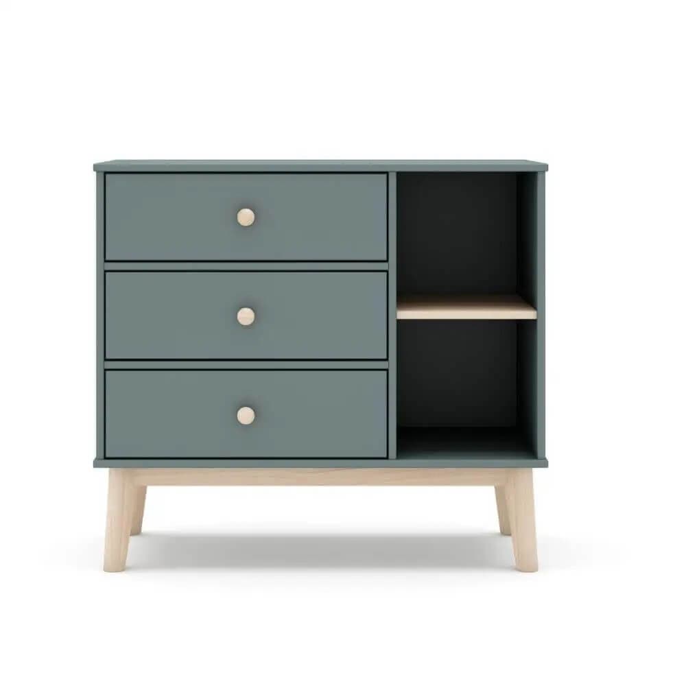 Cómoda de 3 cajones y 2 huecos miniatura 8