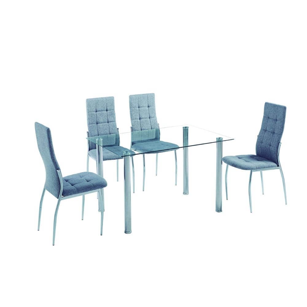 Mesa de comedor cristal Luxury miniatura 2