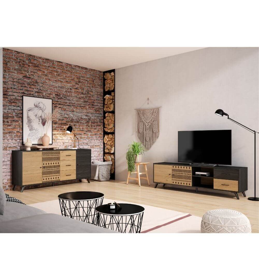 Mueble de televisión Sahabana miniatura 4