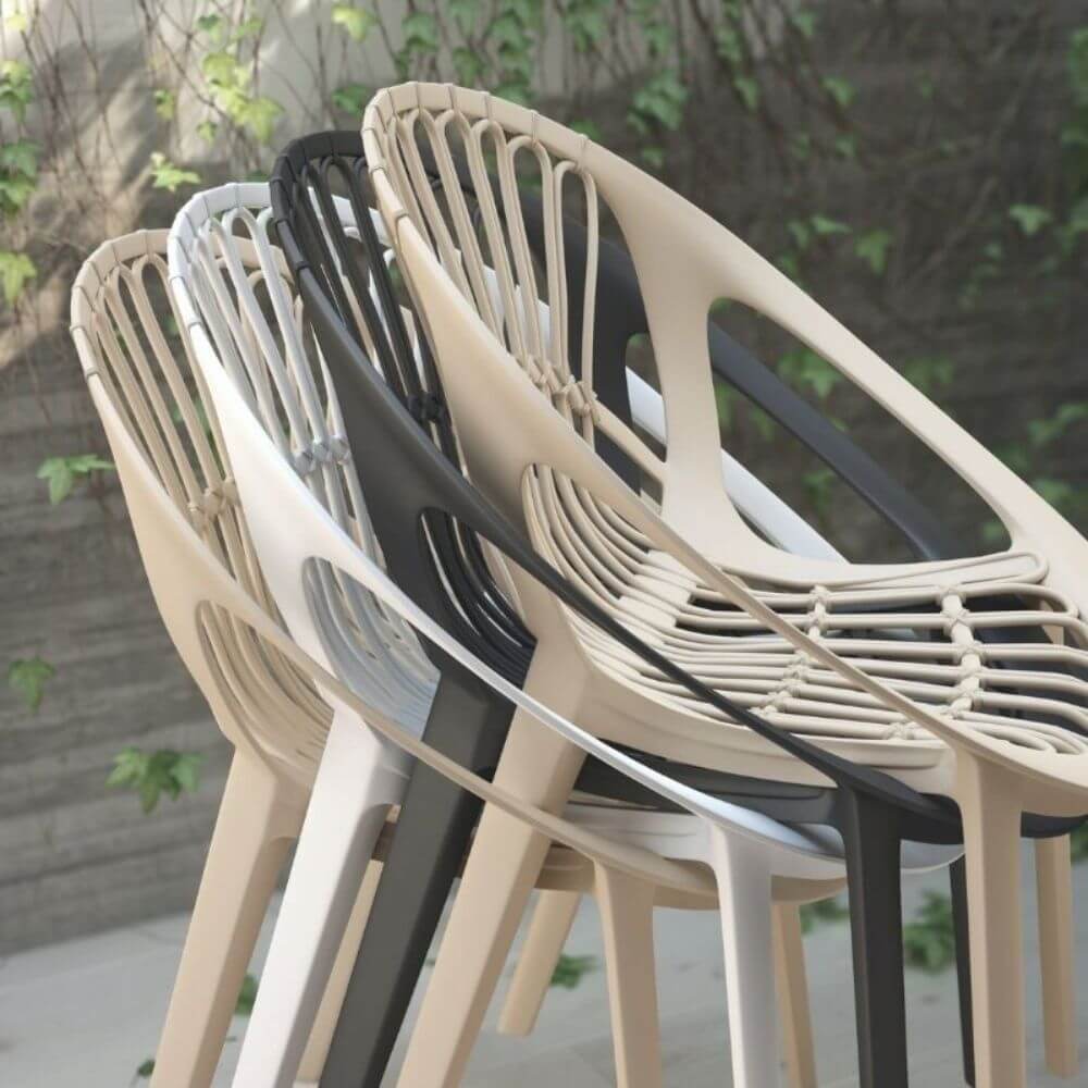 Pack de 4 sillas Ibiza miniatura 5