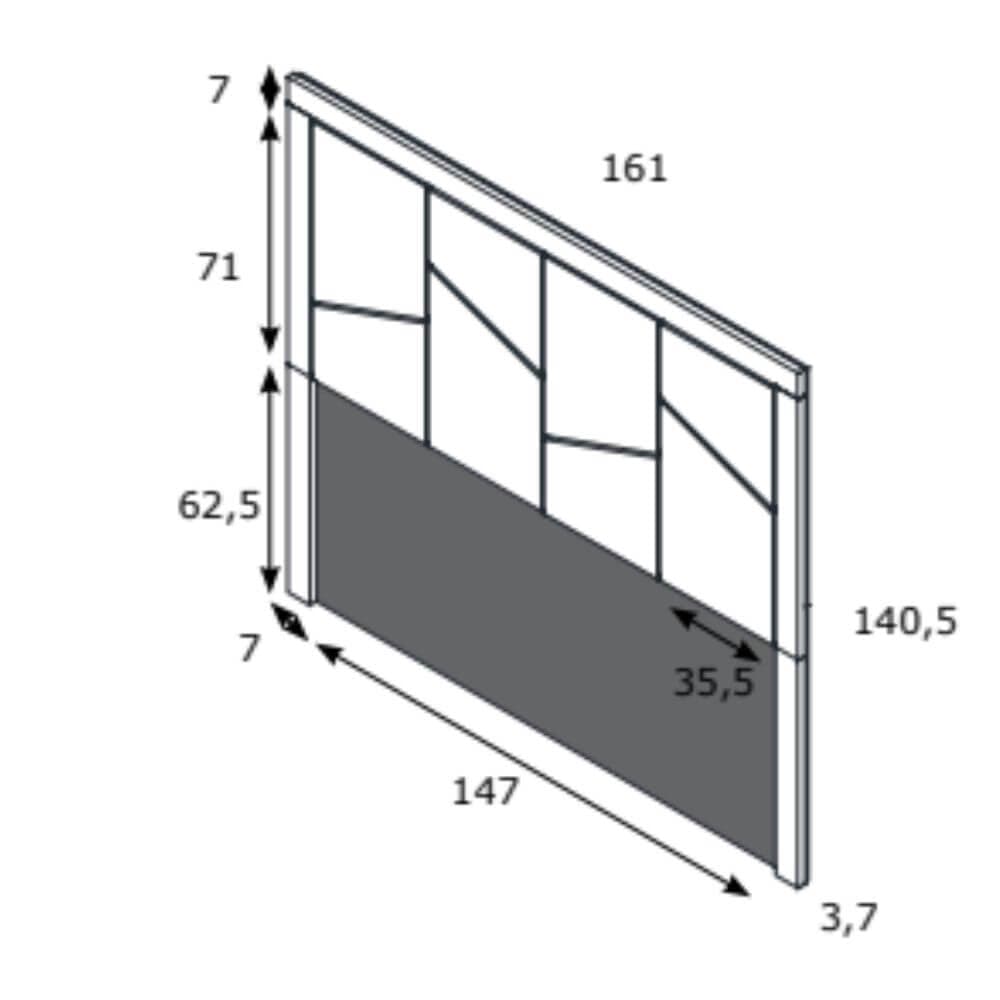 Cabecero con Mesitas Mike miniatura 3