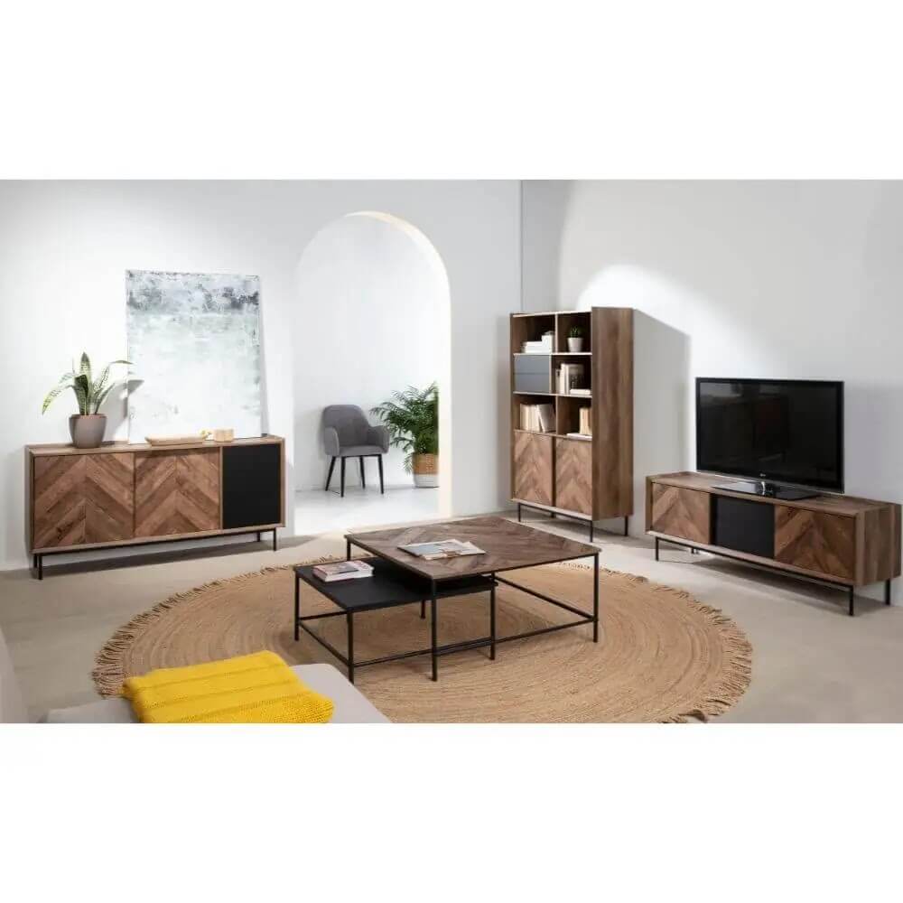 Aparador con puertas correderas miniatura 6