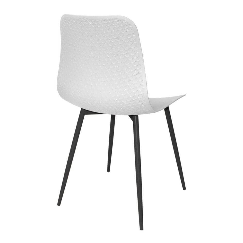 Pack de 4 sillas Bob blanco y negro miniatura 2