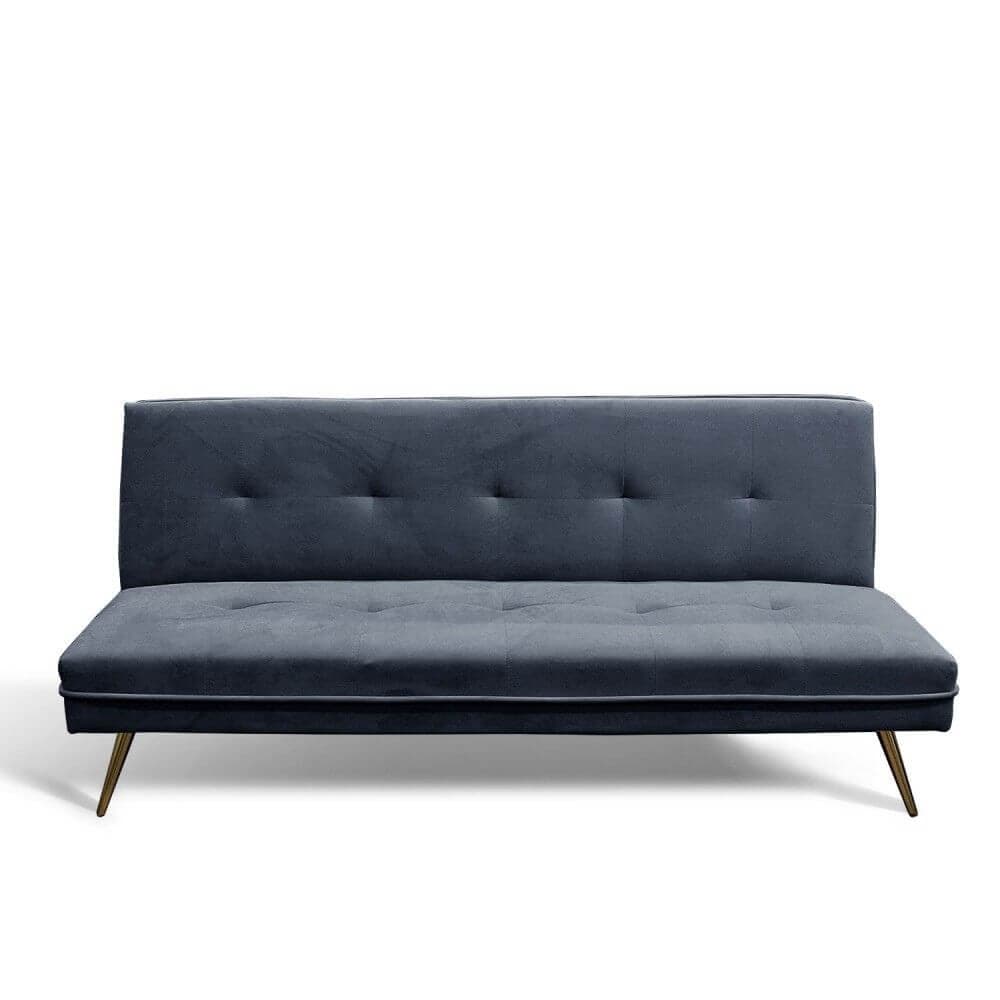 Sofá cama 180 cm de terciopelo