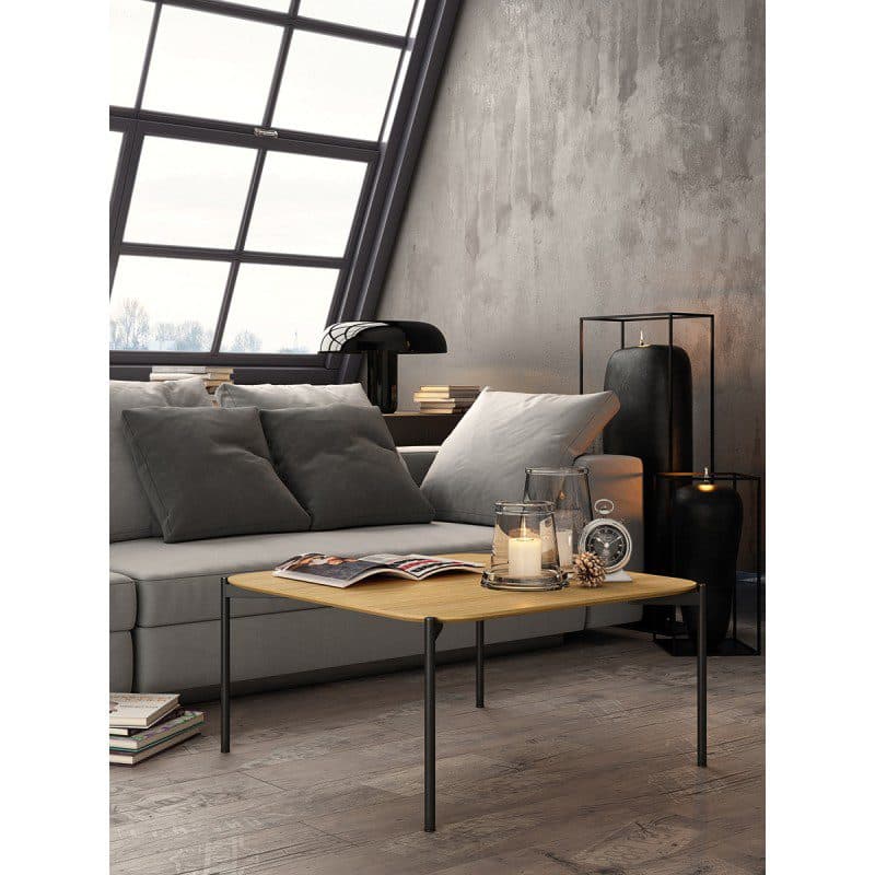 Mesa de centro cuadrada JAVA miniatura 2