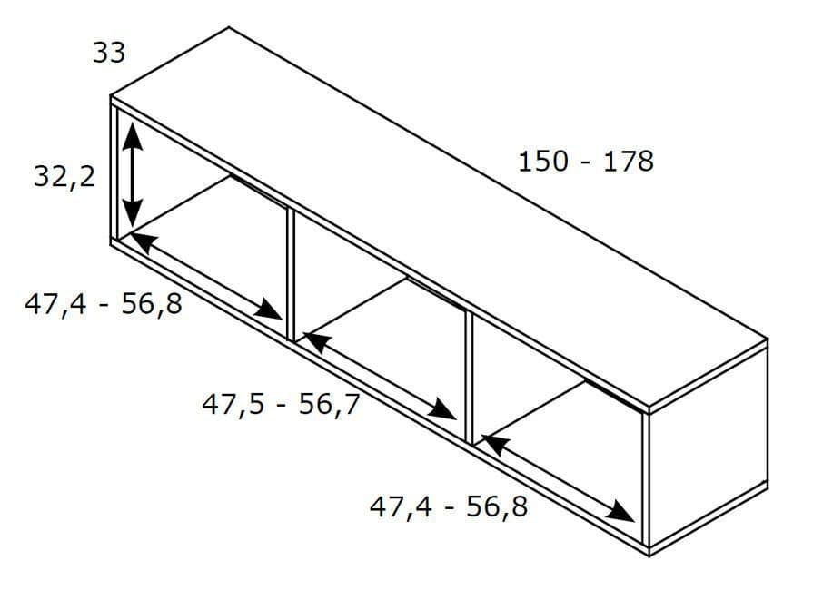 Estantería 3 huecos ( horizontal o vertical) 02 miniatura 3