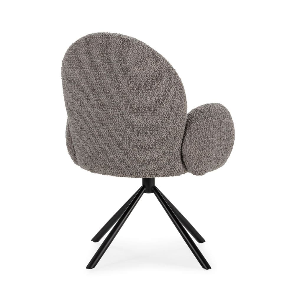 Sillón giratorio Daria gris claro miniatura 4