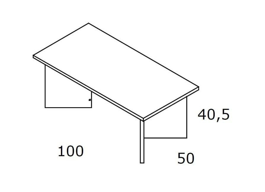 Mesa de centro fija 48 miniatura 4