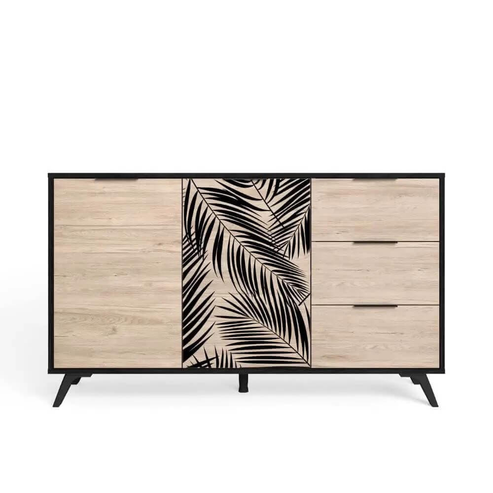 Aparador de 2 puertas palmeras miniatura 6