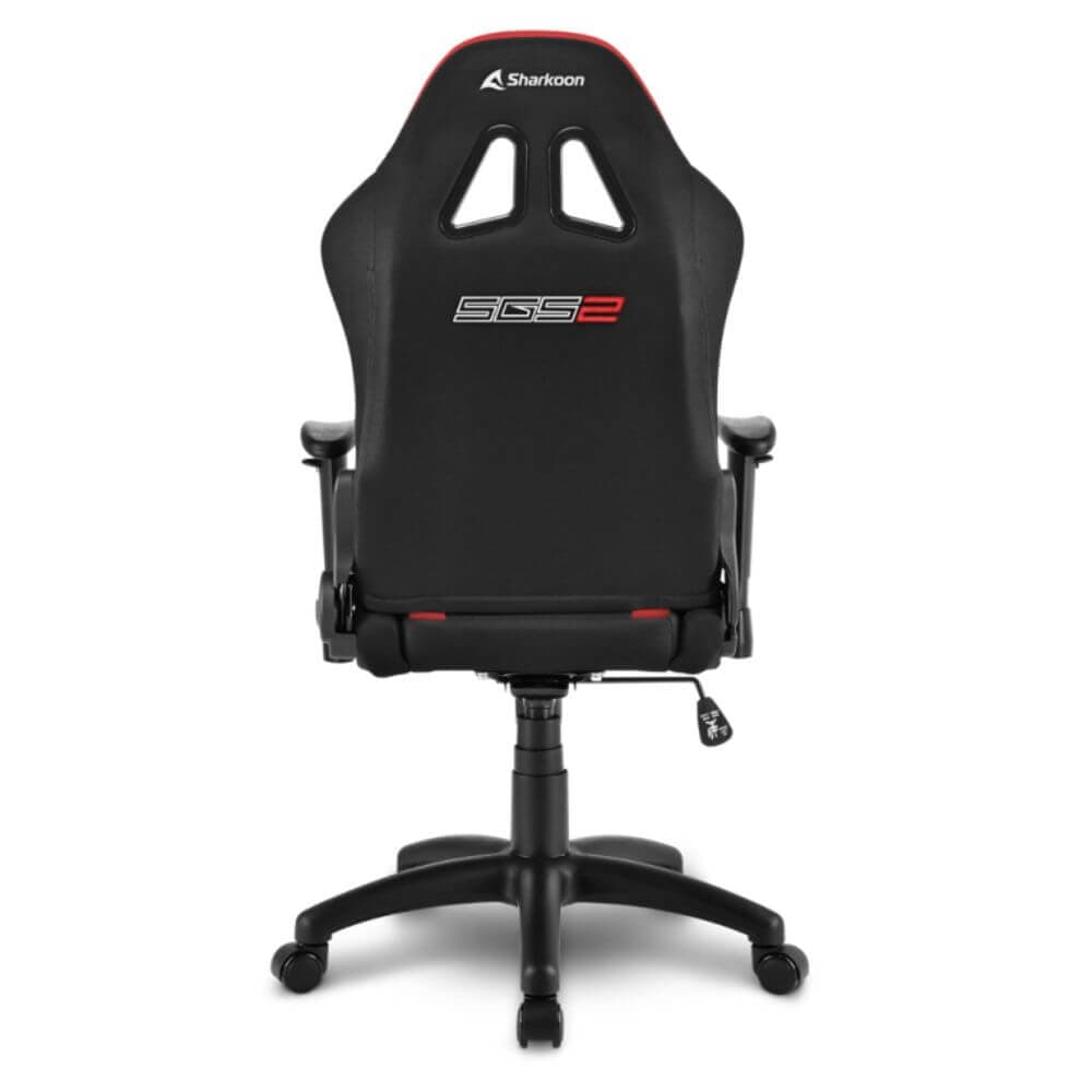 Silla gaming Sharkoon negra y roja miniatura 5