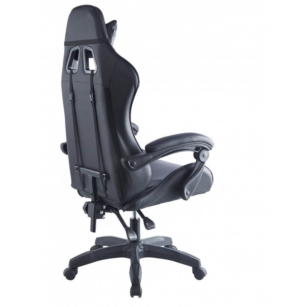 Silla gaming negra miniatura 2