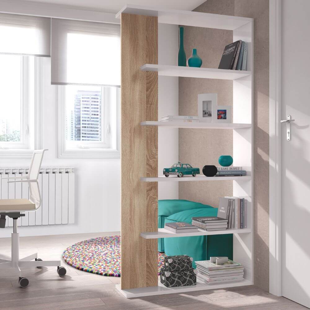 Estantería alta 5 estantes miniatura 5