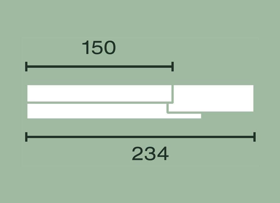 Estante de pared con puerta elevable 33 miniatura 3