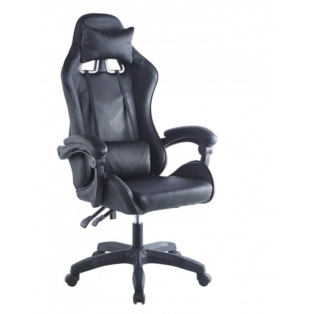 Silla gaming negra