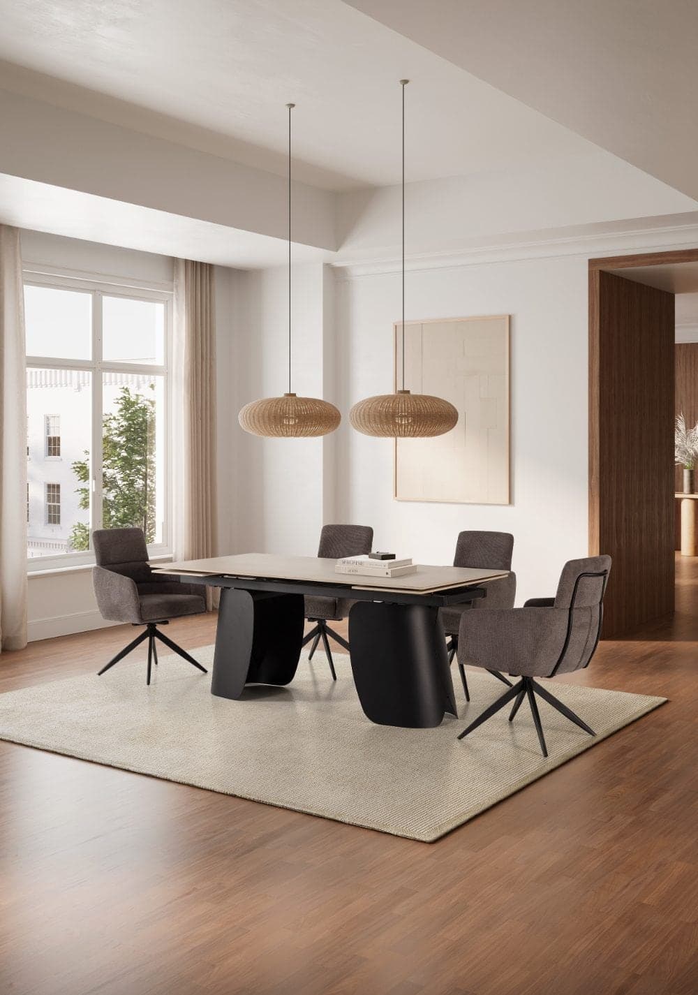 Composiciones de mesas y sillas