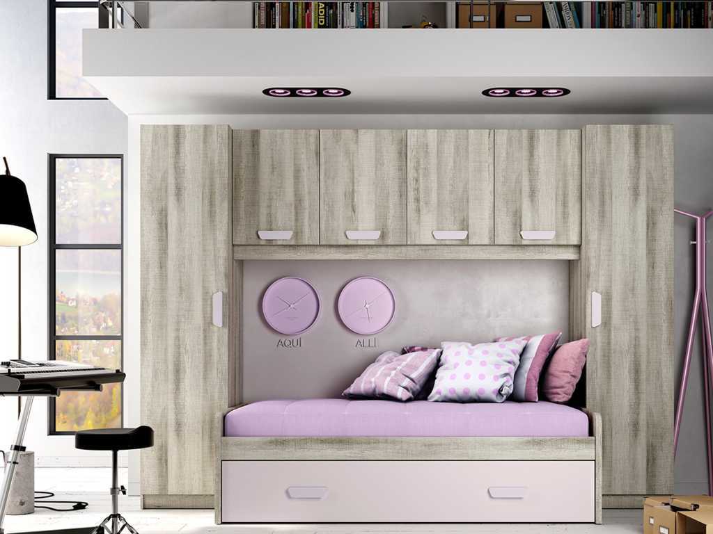 Composición de Dormitorio Juvenil Completa 117