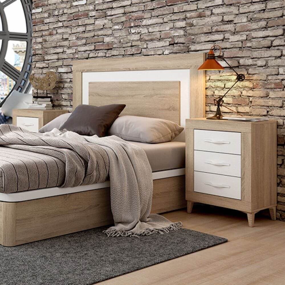 Cabecero 146 cm con mesitas Heisenberg