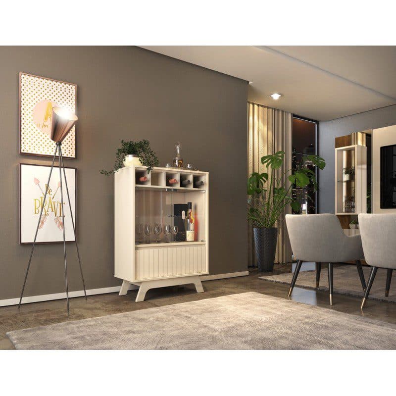 Vitrina de Cristal y Puertas Basculantes