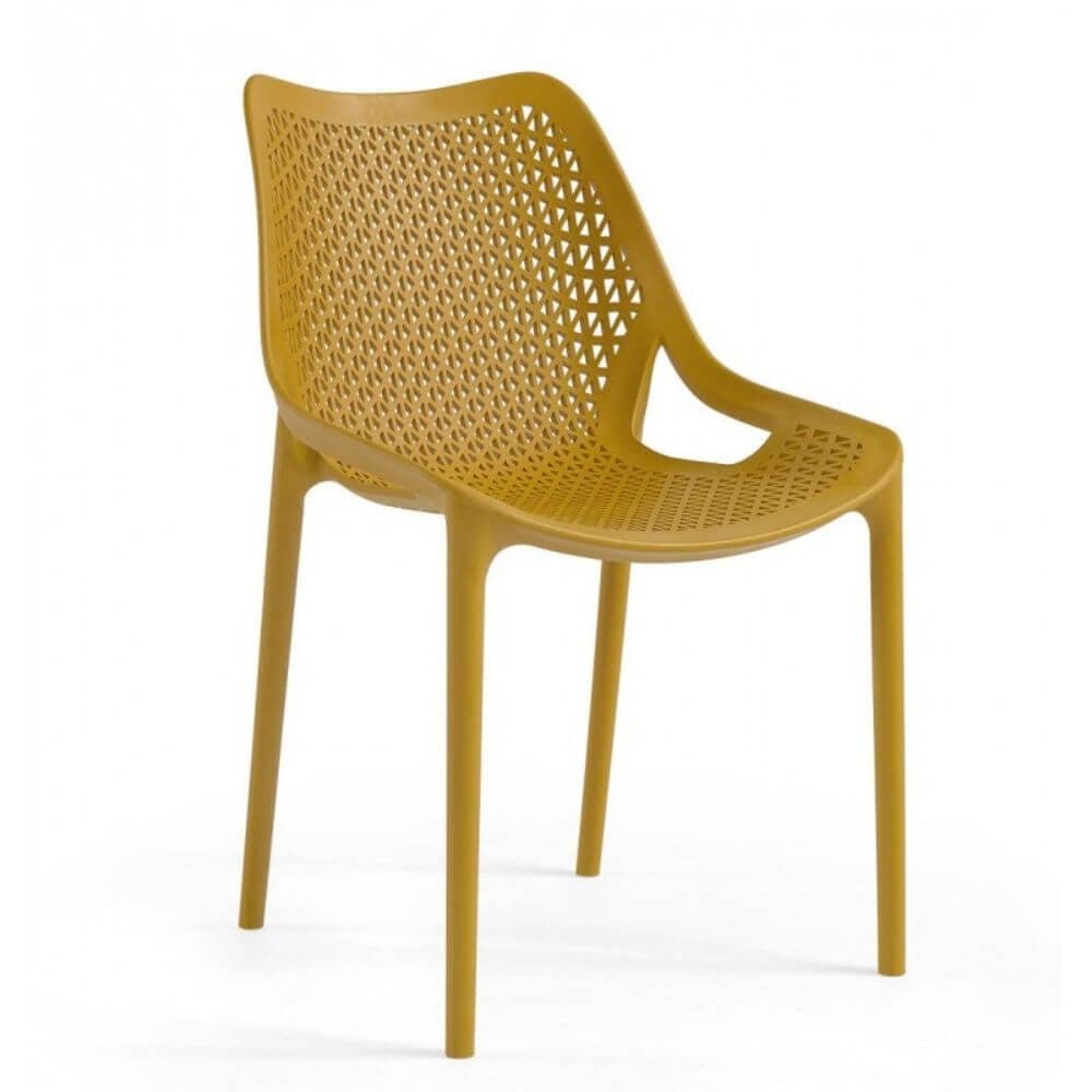 Pack de 4 sillas exteriores apilables