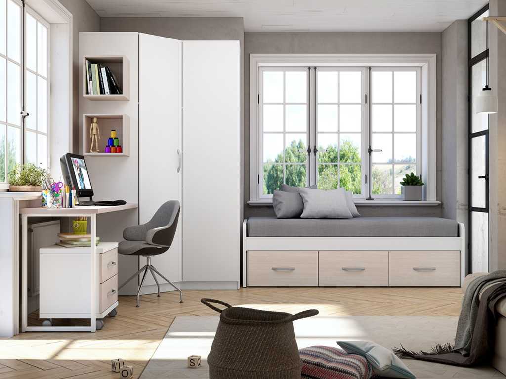 Composición de Dormitorio Juvenil Completa 118