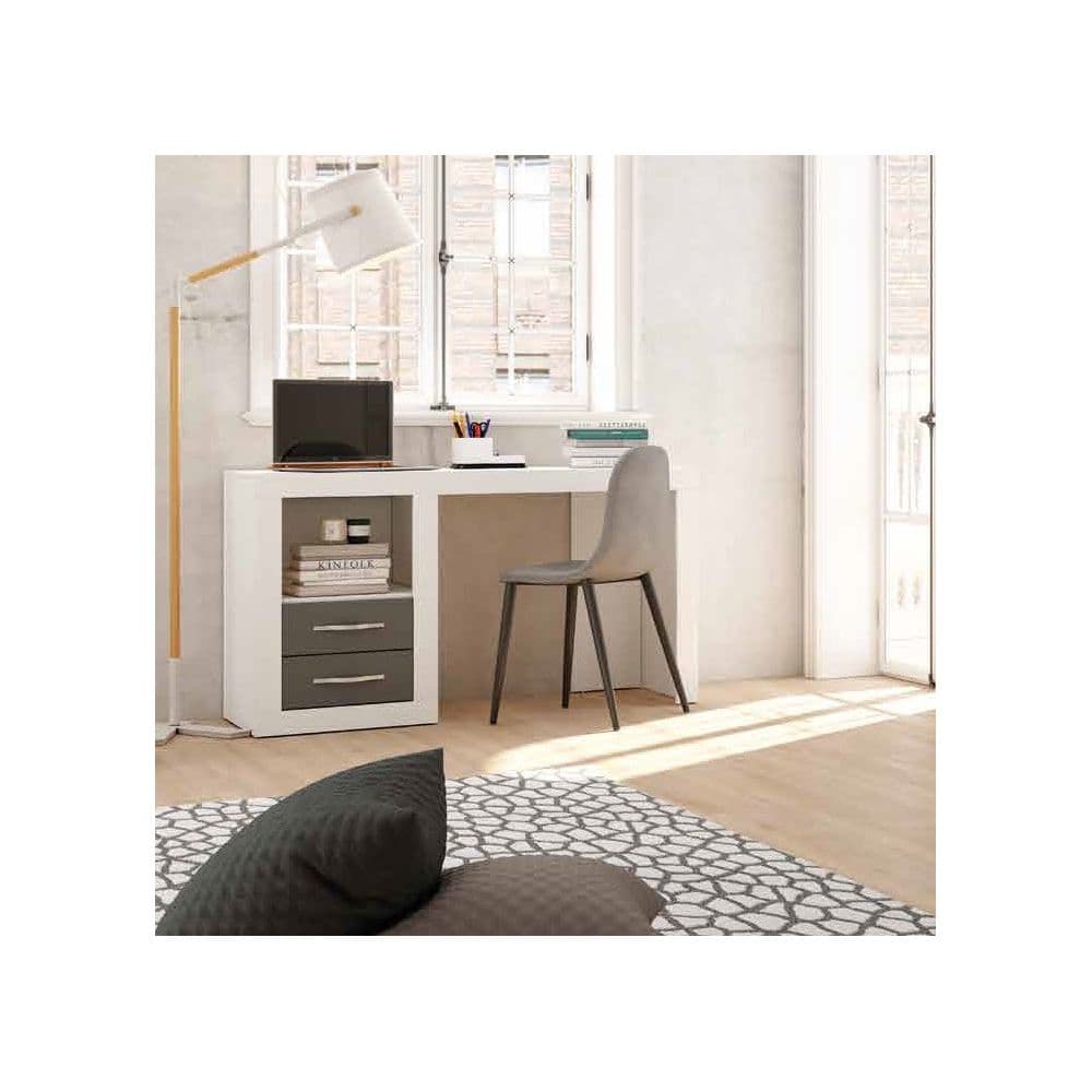 Mesa De Estudio Con Cajonera De 2 Cajones Bosslion