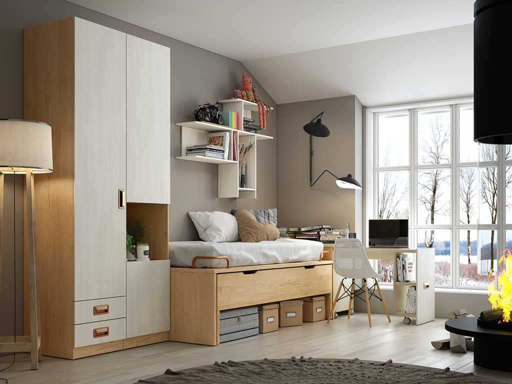 Composición de Dormitorio Juvenil Completa 111