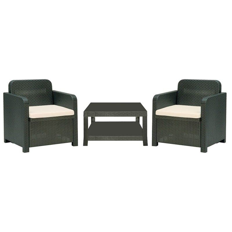 Conjunto de Sillones y Mesa baja + Cojines 01